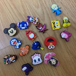 Disney/cartoon crocs charms